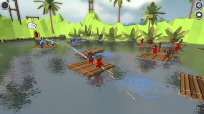 Stupid Raft Battle Simulator