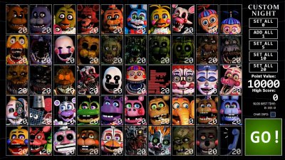 FNAF 7 Ultimate Custom Night