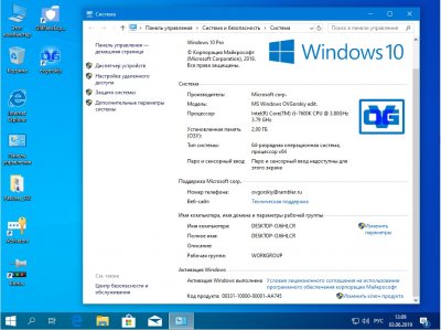 Windows 10 Professional x64 Rus